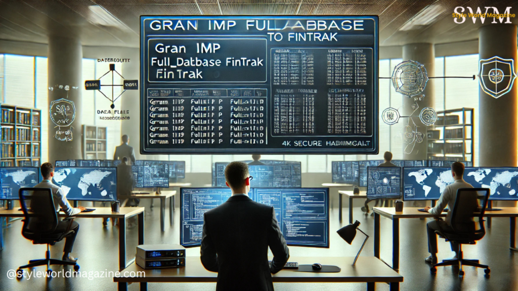 grant imp full_database to fintrak